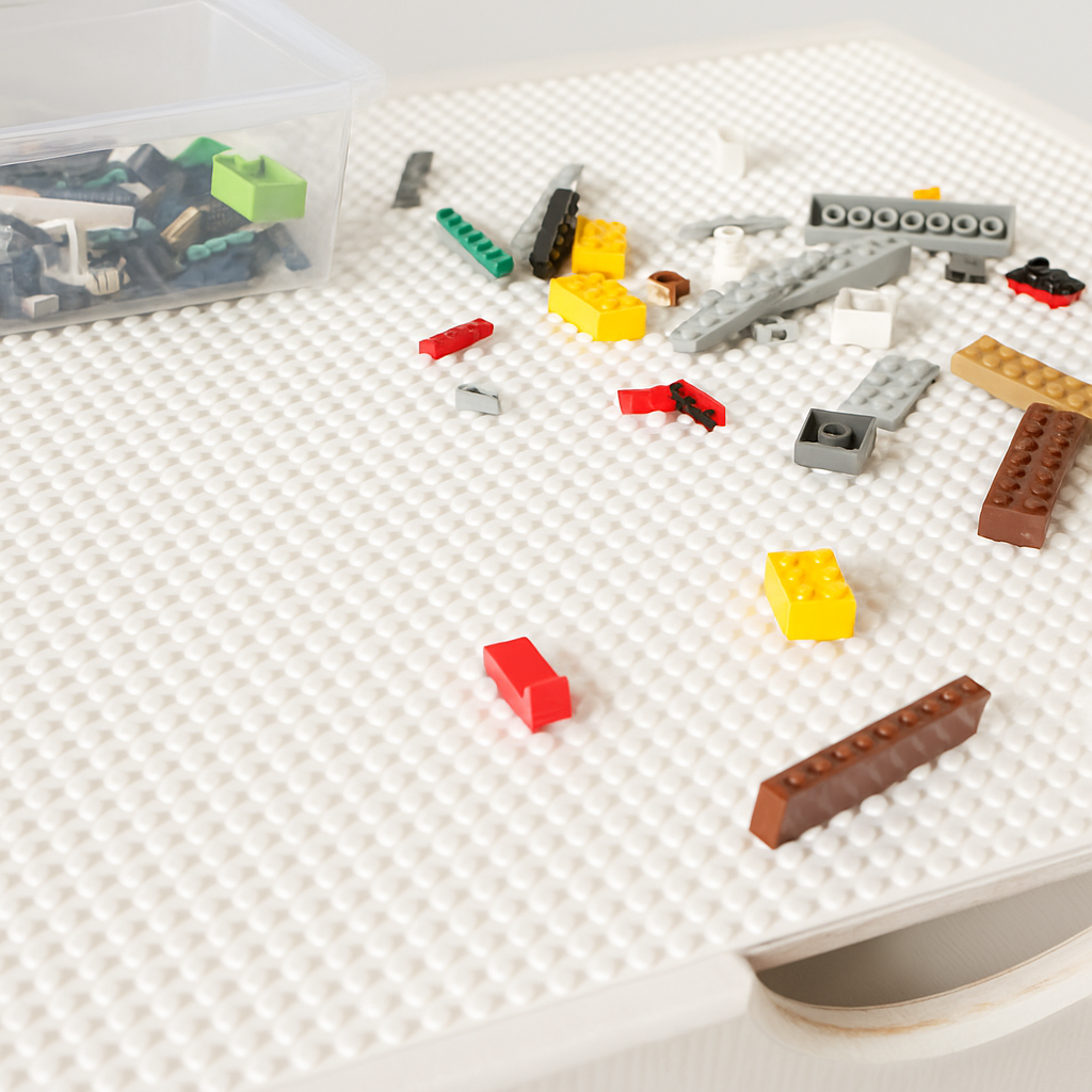 ClickCraft Kids Mini β Handcrafted Wooden Play Table (55Γ55 cm)