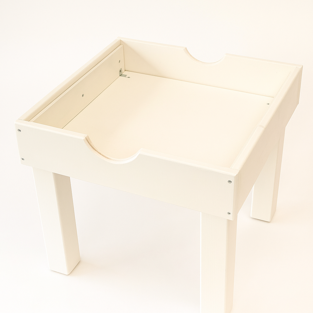 ClickCraft Kids Mini – Handcrafted Wooden Play Table (55×55 cm)