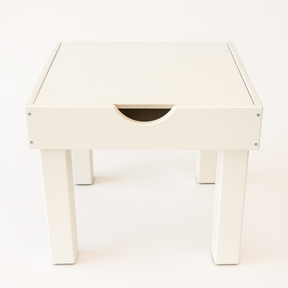 ClickCraft Kids Mini – Handcrafted Wooden Play Table (55×55 cm)
