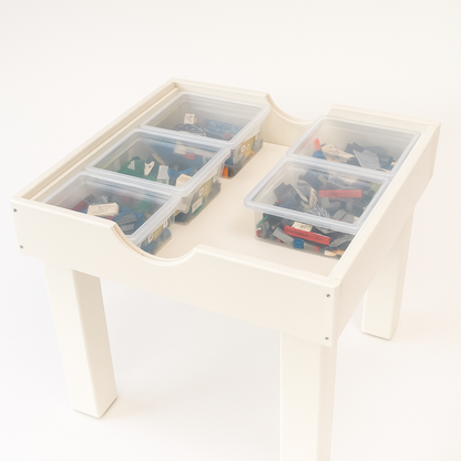 ClickCraft Kids Mini – Handcrafted Wooden Play Table (55×55 cm)