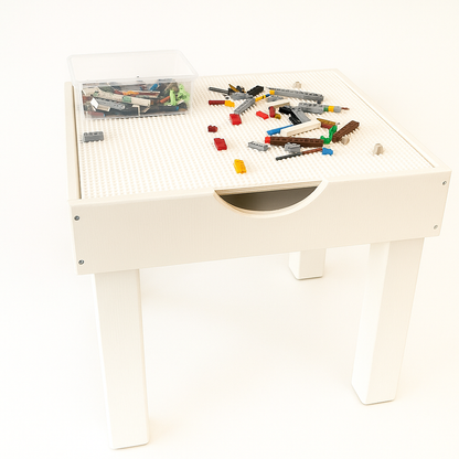 ClickCraft Kids Mini – Handcrafted Wooden Play Table (55×55 cm)